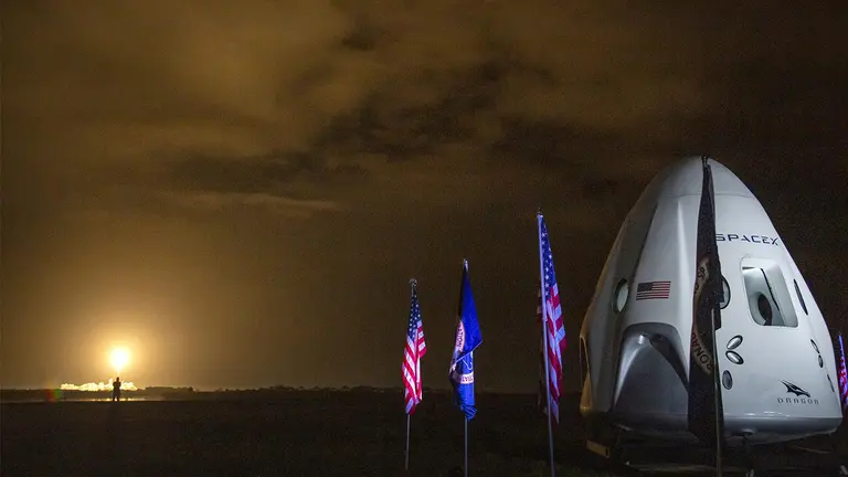 Sobre lanzamiento de sat&eacute;lite. EFE