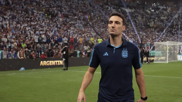 Sobre Scaloni en la selecci&oacute;n. EFE