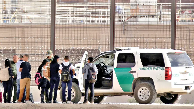 Migrantes deportados de suelo estadounidense.             EFE