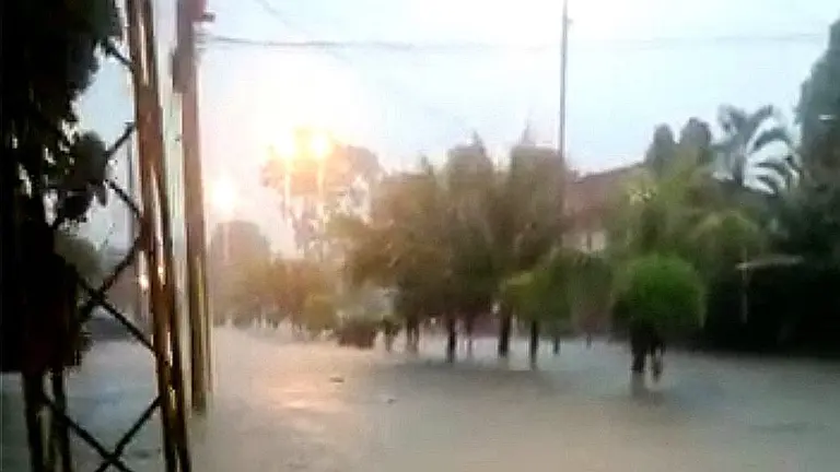 Lluvias en Villa Tunari. CORTES&Iacute;A