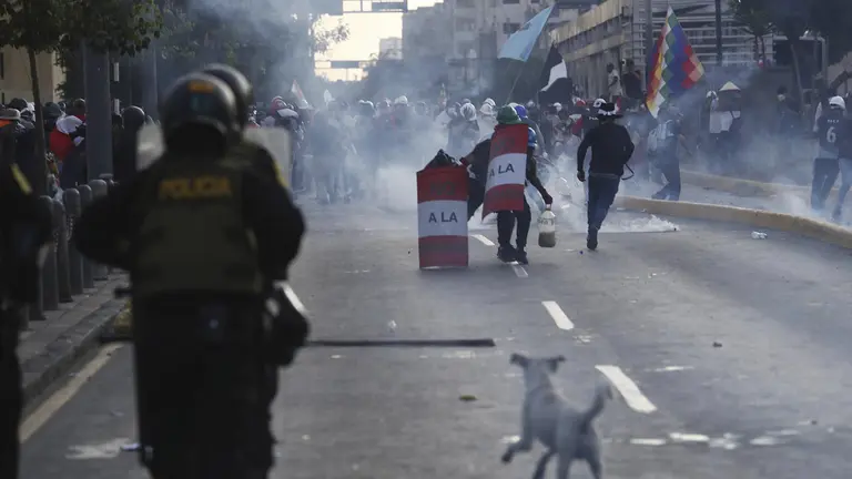 Sobre conflictos en Per&uacute;. EFE