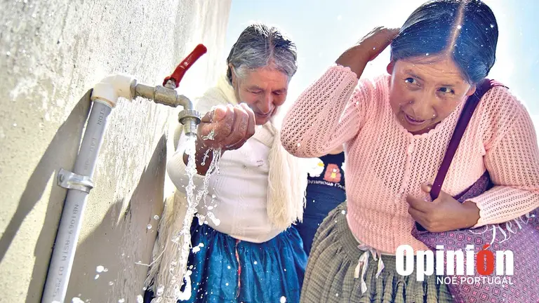 Imagen referencial a la dotaci&oacute;n de agua. NO&Eacute; PORTUGAL