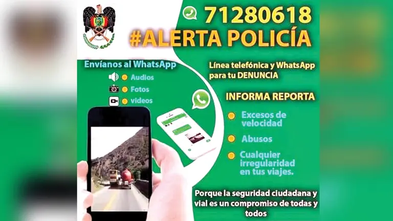 Afiche socializado por la Policía.          POLICÍA 
