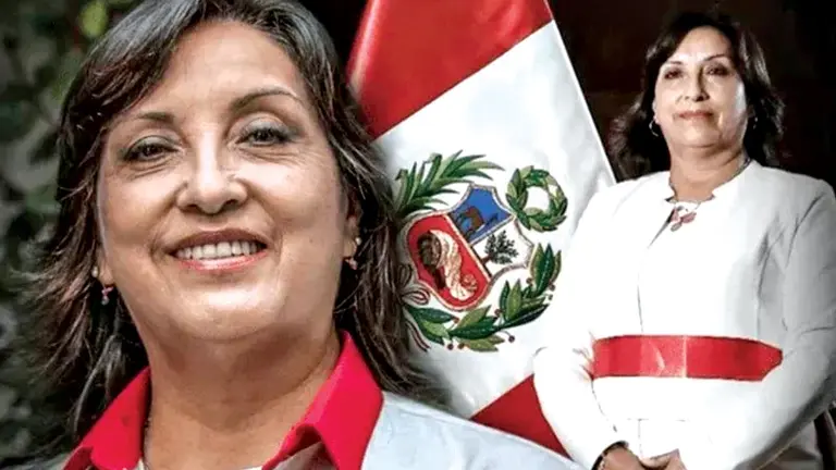 Dina Boluarte, presidenta peruana.           LA REPÚBLICA
