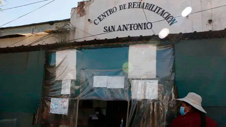 Frontis del penal de San Antonio, Cochabamba. APG 