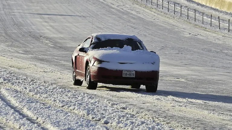 Sobre nevadas en EEUU. EFE