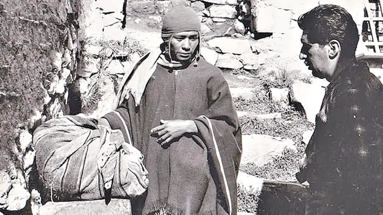 Una escena de la pel&iacute;cula "Ukamau" de Jorge Sanjin&eacute;s. CORTES&Iacute;A