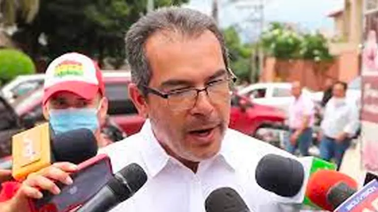El vicegobernador Mario Aguilera. URGENTE.BO