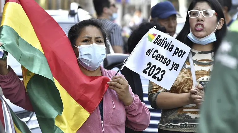 Sobre censo en Bolivia. EFE
