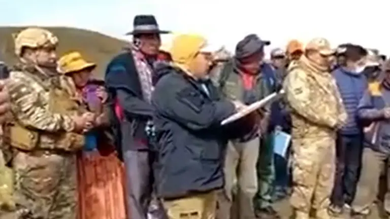 Sobre firma de acta. TOMADA DE ERBOL