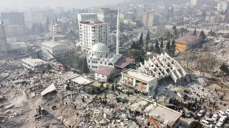 Sobre terremoto en Turquia. EFE
