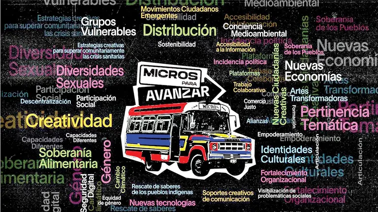 El arte de la convocatoria "Micros para avanzar". MARTADERO