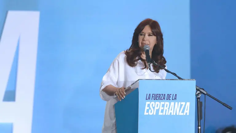 Sobre Cristina Fern&aacute;ndez. EFE