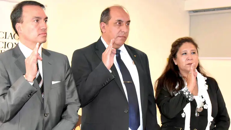 Acto de posesión de la ANP.               ALBERTO VALERO-EL DIARIO