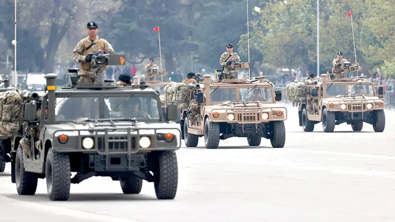 Imagen de archivo de militares de Chile. EFE