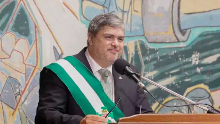 El presidente del Comit&eacute; C&iacute;vico Pro Santa Cruz, Fernando Larach. Ox&iacute;geno.bo