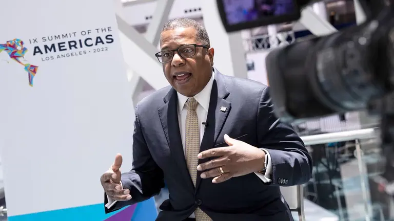 Fotografía de archivo del subsecretario estadounidense para América Latina, Brian Nichols. EFE