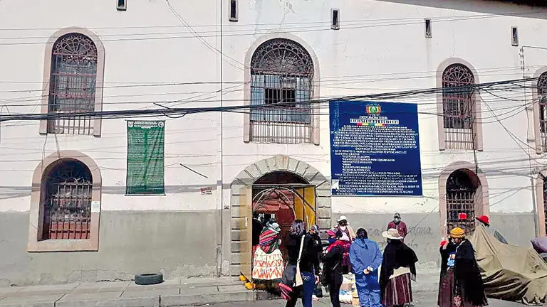 Ingreso al penal San Pedro de La Paz. ARCHIVO ERBOL