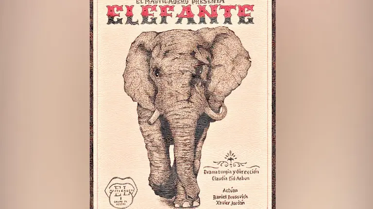 El p&oacute;ster oficial de la obra teatral de Claudia Eid. EL MASTICADERO