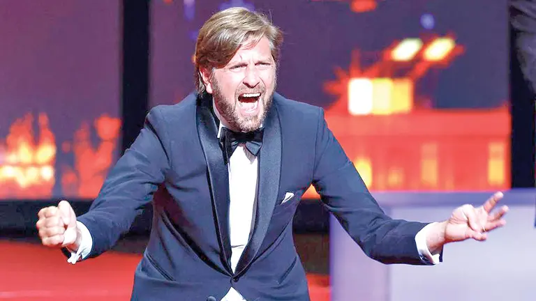 El sueco Ruben &Ouml;stlund en Cannes en 2022.  EL CORREO.COM
