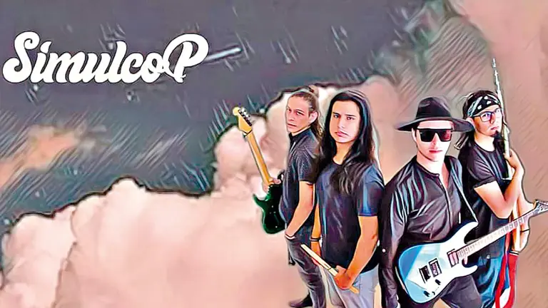 La banda Simulcop, que ofrecer&aacute; un tributo de Soda Est&eacute;reo y Cerati. FACEBOOK SIMULCOP