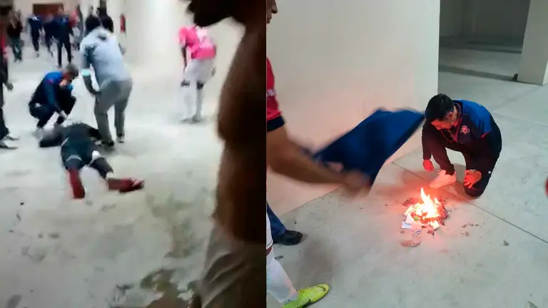 Im&aacute;genes de la denuncia de agresiones por parte del Aviador. PRENSA WILSTERMANN.