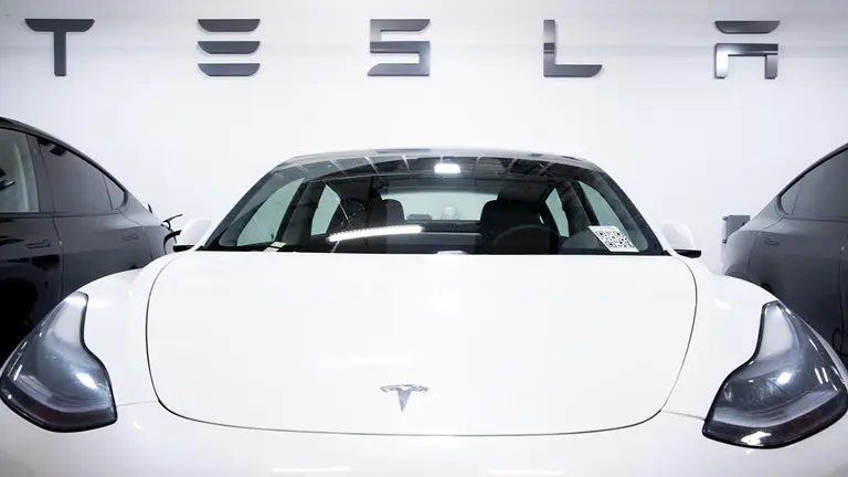 Sobre Tesla. EFE