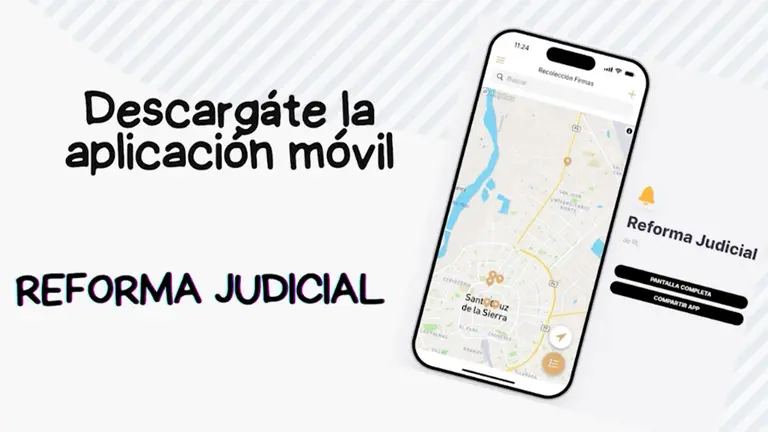 Reforma Judicial: habilitan QR y app para ubicar puntos de firmas; c&iacute;vicos dan una mano