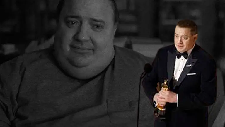 Brendan Fraser fue galardonado como Mejor Actor en los Premios Ocscar. Composici&oacute;n OPINI&Oacute;N.