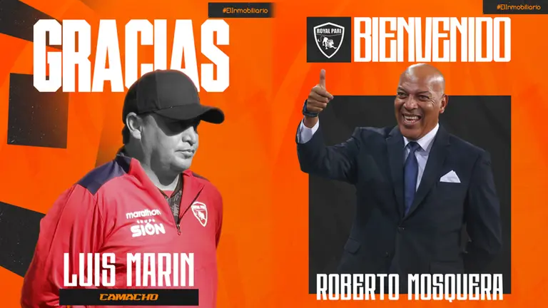 Im&aacute;genes sobre la salida de Luis Mar&iacute;n y la llegada de Roberto Mosqueda. ROYAL PARI