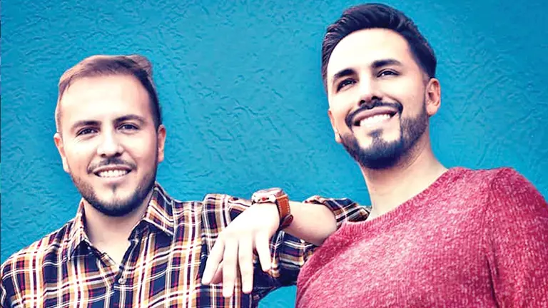 Bruno Ocampo y Daniel Revollo, los integrantes del grupo Nina. CORTES&Iacute;A