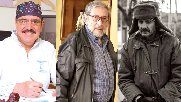 El m&eacute;dico Juan Carlos Montalvo, el arquitecto Ricardo Laredo y el cineasta Marcos Loayza. CORTES&Iacute;A-DICO SOL&Iacute;S