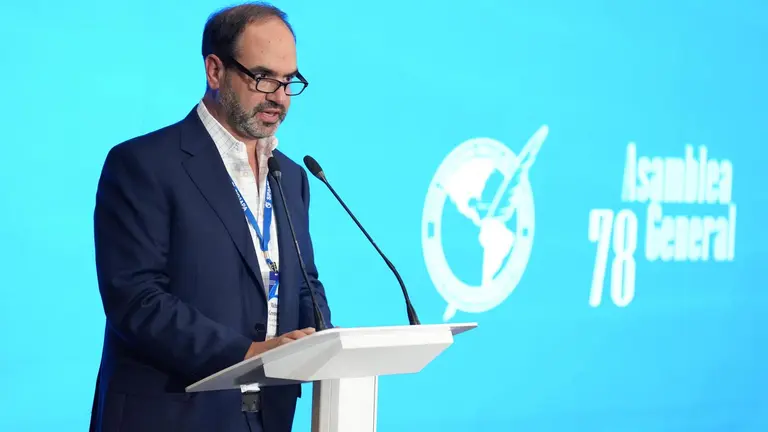 Imagen de archivo del nuevo presidente saliente de la SIP, Michael Greenspon. EFE