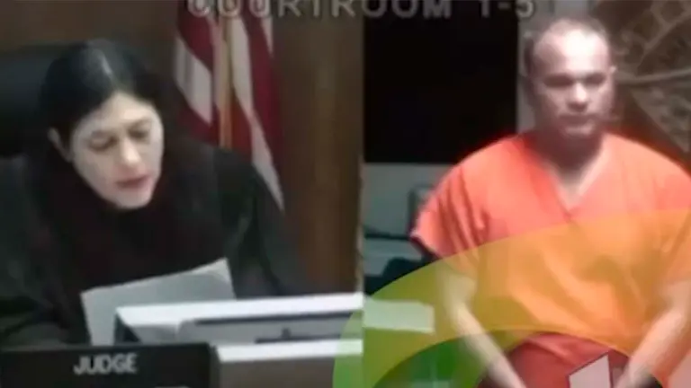 Guti&eacute;rrez en su audiencia en Estados Unidos. RRSS