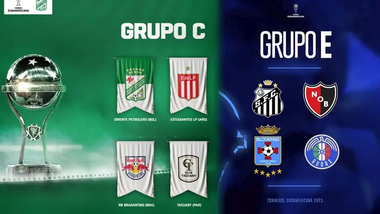 Dise&ntilde;os que compartieron los clubes bolivianos clasificados a Sudamericana./ FACEBOOK ORIENTE Y BLOOMING