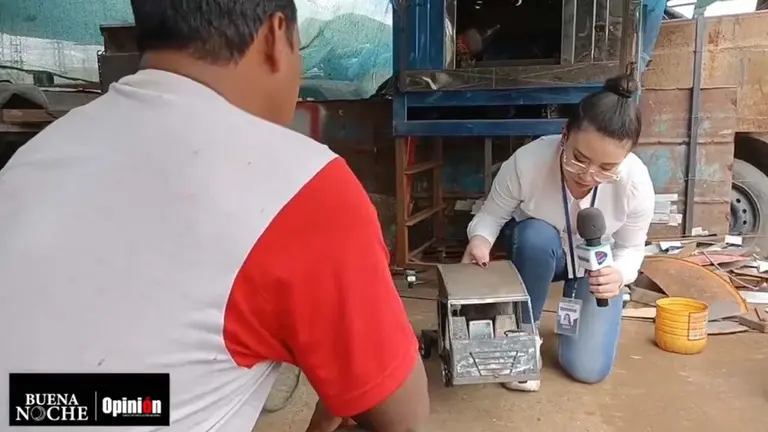 Captura de video de uno de los trabajos de un interno de El Abra./ CAPTURA DE VIDEO