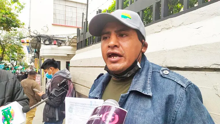 El dirigente gremial To&ntilde;o Si&ntilde;ani. ERBOL