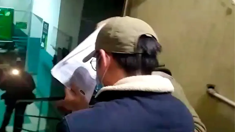 El empresario chino cuando fue detenido en 2022. ERBOL
