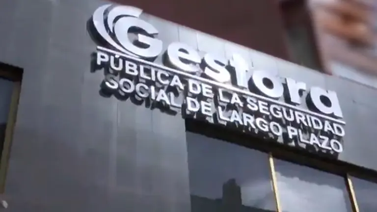 Fotograf&iacute;a del frontis de la Gestora P&uacute;blica de la Seguridad P&uacute;blica de Largo Plazo./ RRSS