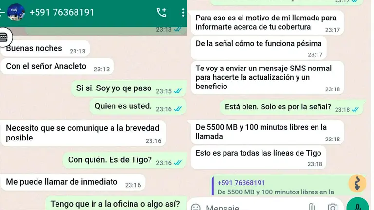 Fingen de ser Tigo, prometen megas y roban cr&eacute;dito: alertan sobre ciberestafadores
