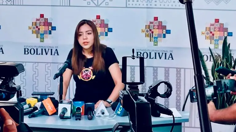 Gabriela Alc&oacute;n, viceministra de Comunicaci&oacute;n./ ABI