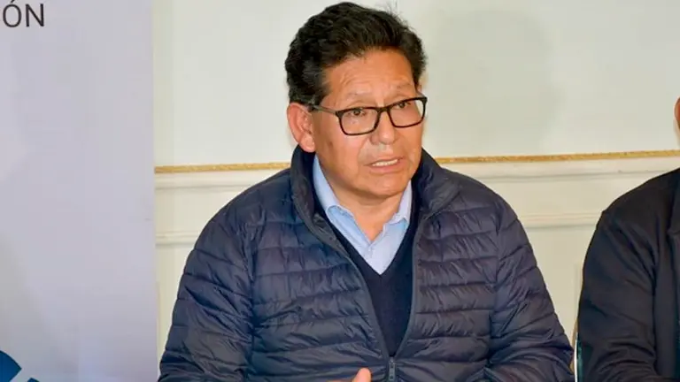 El ministro de Educación, Edgar Pary./ URGENTE.BO