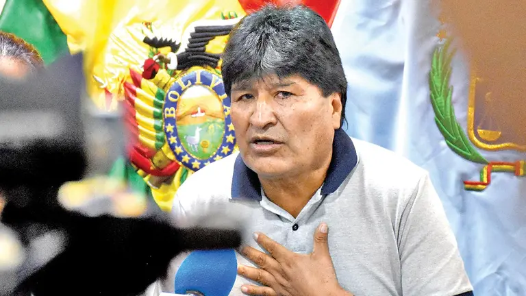 El jefe nacional del MAS, Evo Morales./ DICO SOL&Iacute;S