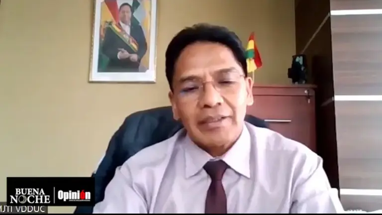El viceministro de Defensa al Consumidor, Jorge Silva, en Buena Noche./ CAPTURA DE VIDEO