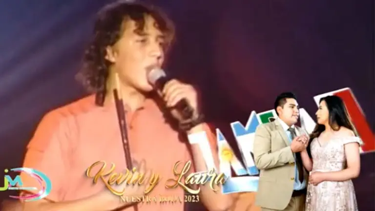 Imagen del video de invitaci&oacute;n a la boda de Kevin y Laura./CAPTURA DE VIDEO