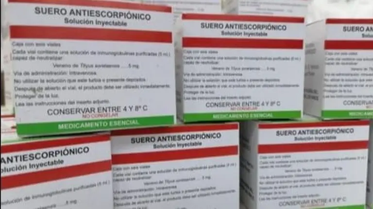 Suero contra la picadura de alacr&aacute;n producido en Bolivia. ERBOL