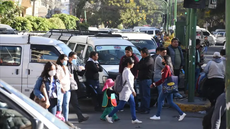 Bloqueos en la urbe cochabambina. DICO SOL&Iacute;S