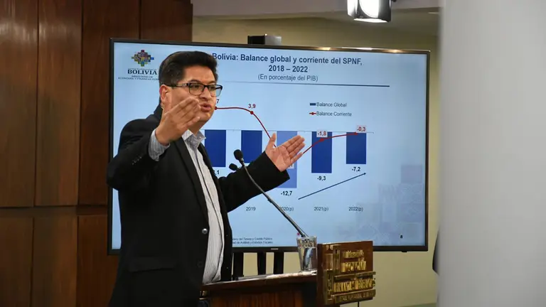 El ministro de Econom&iacute;a, Marcelo Montenegro./ APG