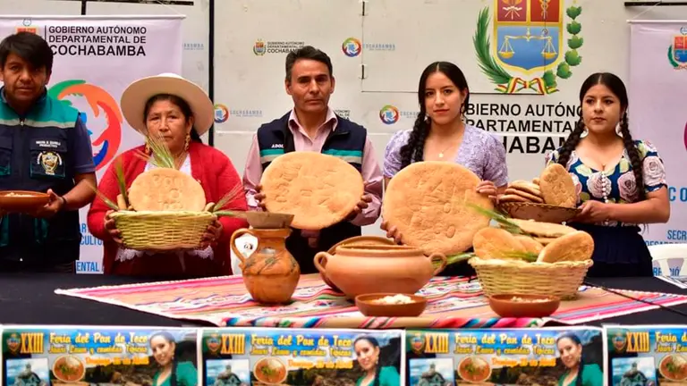Lanzamiento de la Feria del Pan de Toco. GOBERNACI&Oacute;N DE COCHABAMBA