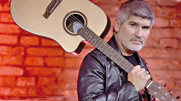 Piraí Vaca durante una presentación musical./ LIMBERH IBAÑEZ